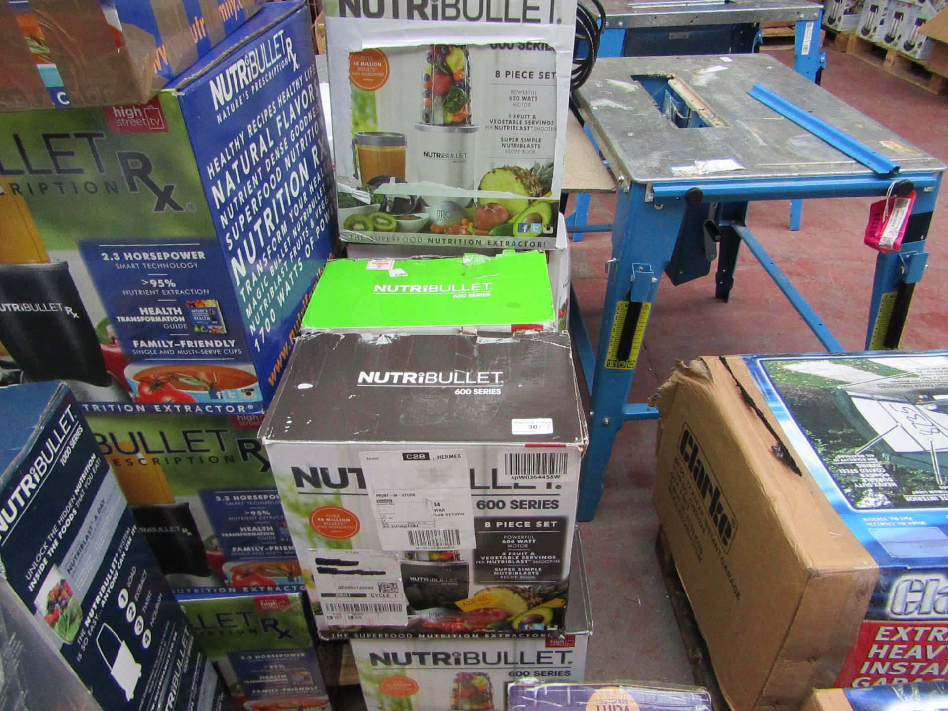 | 7X | NUTRI BULLET 600 SERIES | UNCHECKED AND BOXED | NO ONLINE RESALE | SKU C5060191467346 |