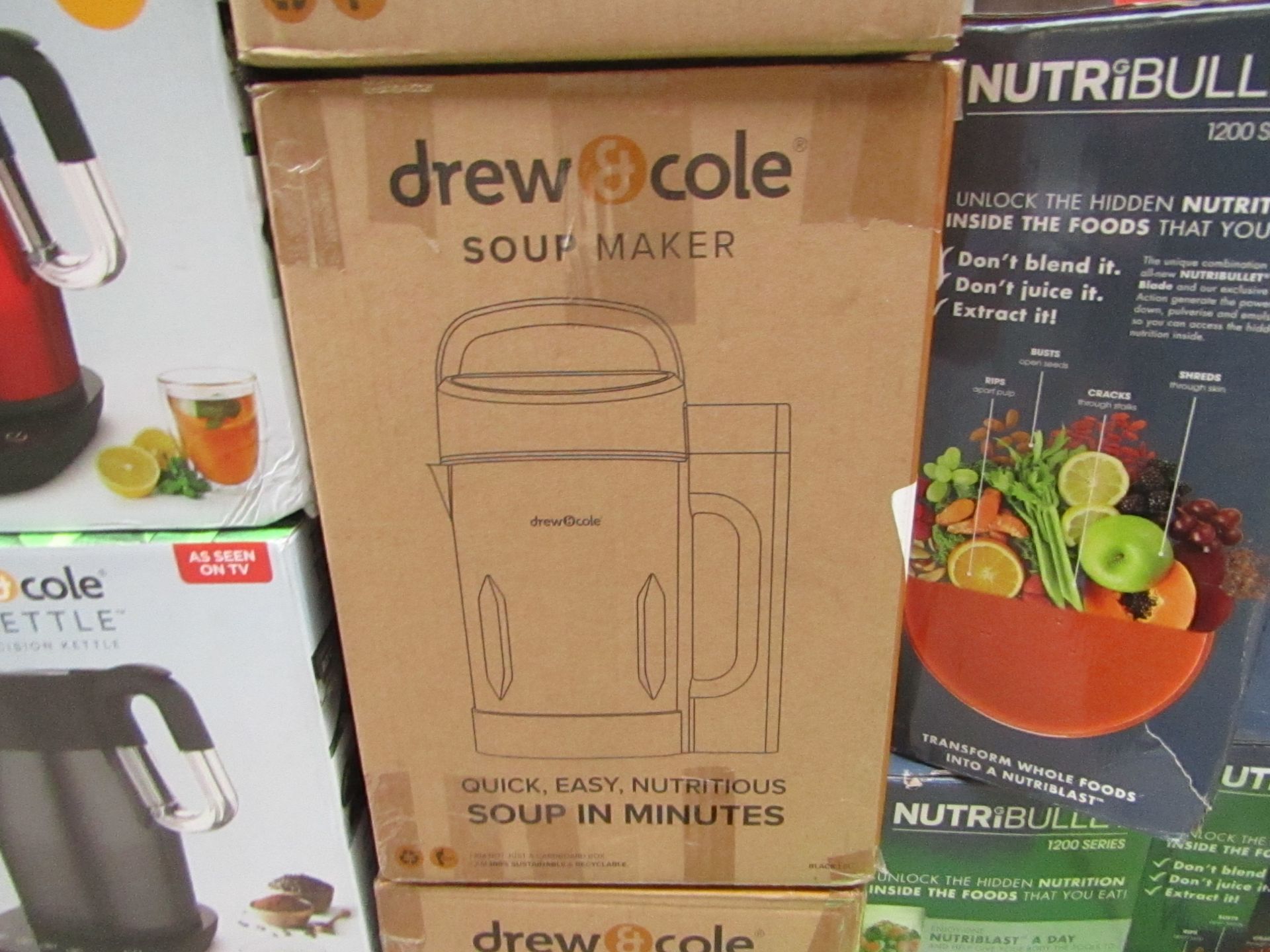 | 5X | DREW AND COLE SOUP MAKERS | UNCHECKED AND BOXED | NO ONLINE RESALE | SKU C5060541516885 | RRP