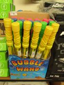 24x Large Bubble Wands - New & Boxed