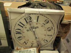 60cm Wall Clock. Looks unused but untested