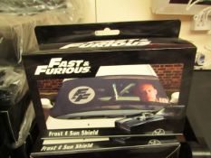 2x Fast & Furious - Frost & Sun Shield - New & Boxed.