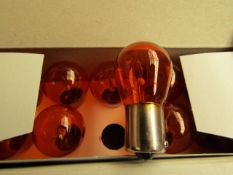 5 Boxes of 10 Neolux N581 PY21W 12v Bulbs.