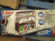 Marvel Avengers Storage Organizer. Boxed but unchecked