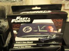 2x Fast & Furious - Frost & Sun Shield - New & Boxed.