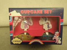 Box of 12 My Little ony Cupcake Sets. New & Boxed