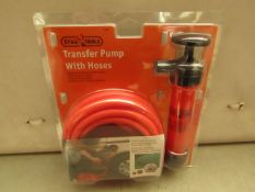 Stag Tools Transfer Pump with hose. New & Packaged