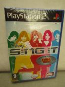 Box of 15 Disney Sing it For Playstation 2. New & Packaged