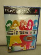 Box of 15 Disney Sing it For Playstation 2. New & Packaged