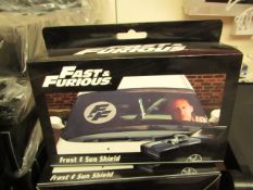 2x Fast & Furious - Frost & Sun Shield - New & Boxed.