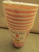 10 Pcks of 8 Birthday Girl Party Cups. Packaged