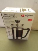 Alpina Coffe Maker. Boxed