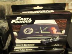 2x Fast & Furious - Frost & Sun Shield - New & Boxed.