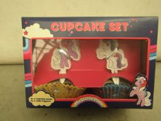 Box of 12 My Little ony Cupcake Sets. New & Boxed