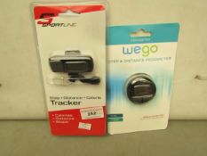 2 Items Being a Pedometer & a Step,Distance & Calorie Tracker. Both packaged