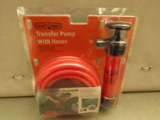 Stag Tools Transfer Pump with hose. New & Packaged