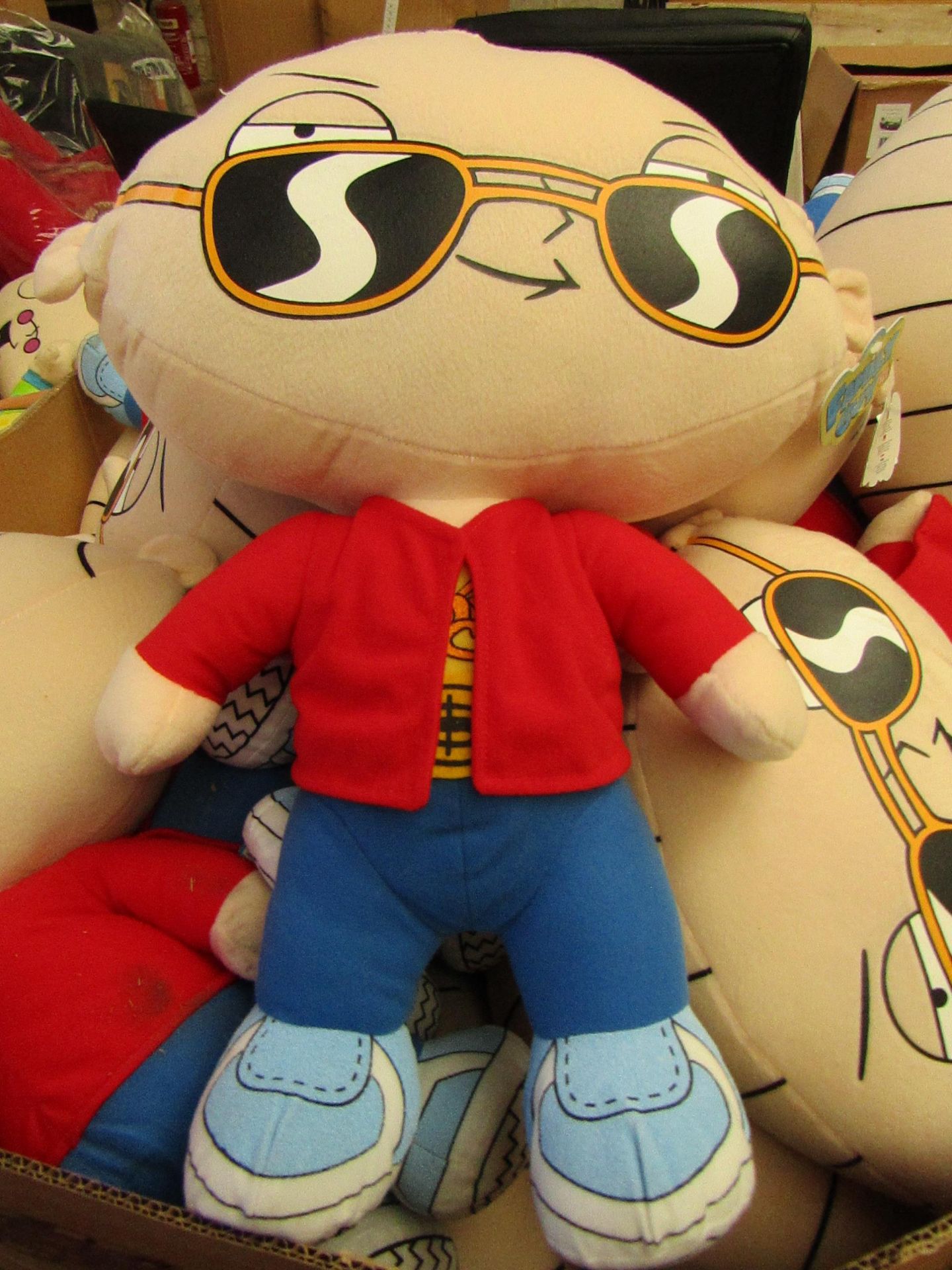 Family Guy Stewie 54cm teddy. See Image For Design. Unused with Tags