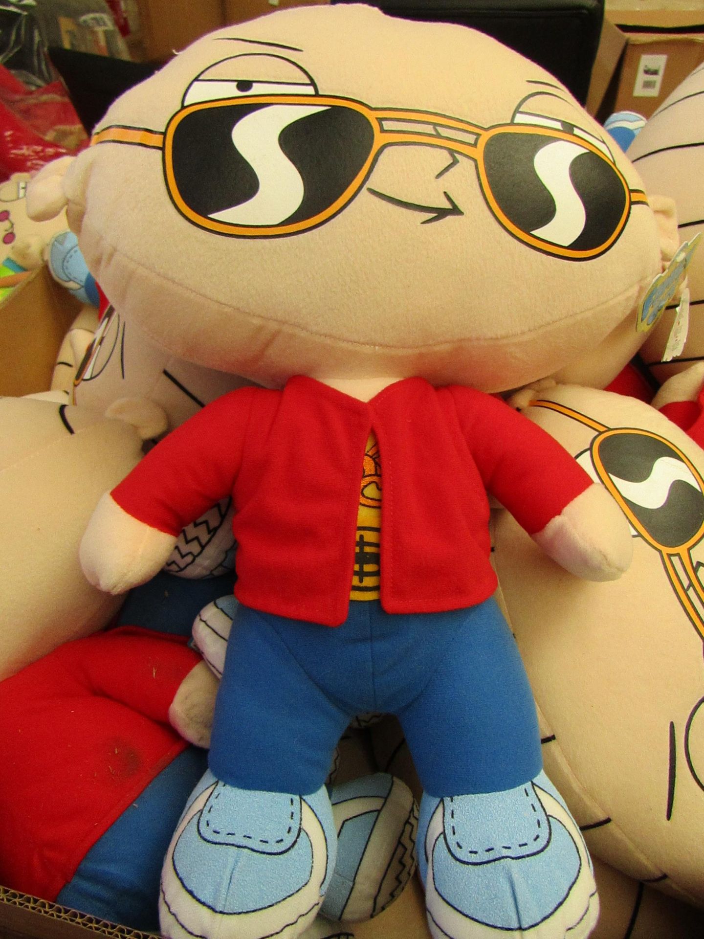 Family Guy Stewie 54cm teddy. See Image For Design. Unused with Tags