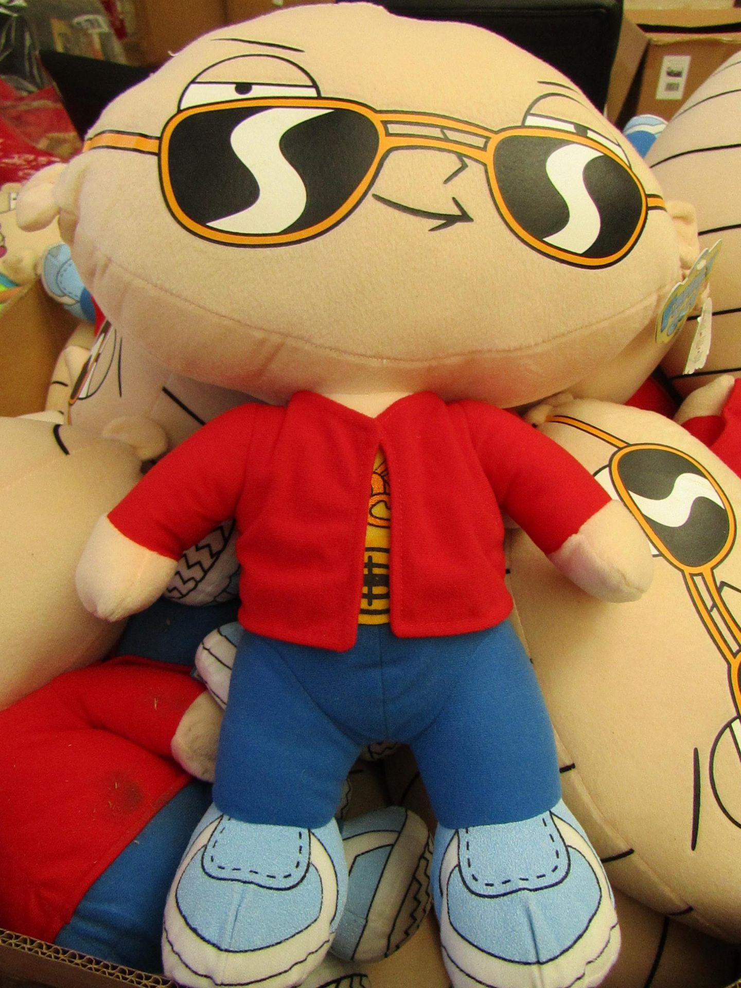 Family Guy Stewie 54cm teddy. See Image For Design. Unused with Tags