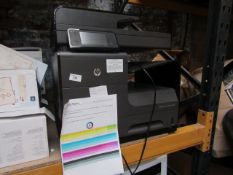 HP OfficJet Pro X476dw MFP printer, powers on and we have printed a Print Quality report off, no