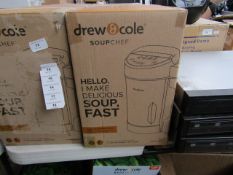 | 1X | DREW AND COLE SOUP CHEF | BOXED AND REFURBISHED | NO ONLINE RESALE | SKU C 5060541516809 |