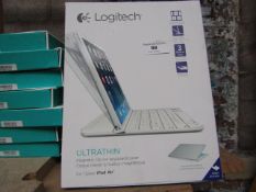 4x Logitech ultra thin magnetic keyboard for iPad Air, unchecked and boxed