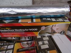 10X Vitrex Floor Warm 2m2 underfloor heating for wood, new and boxed.