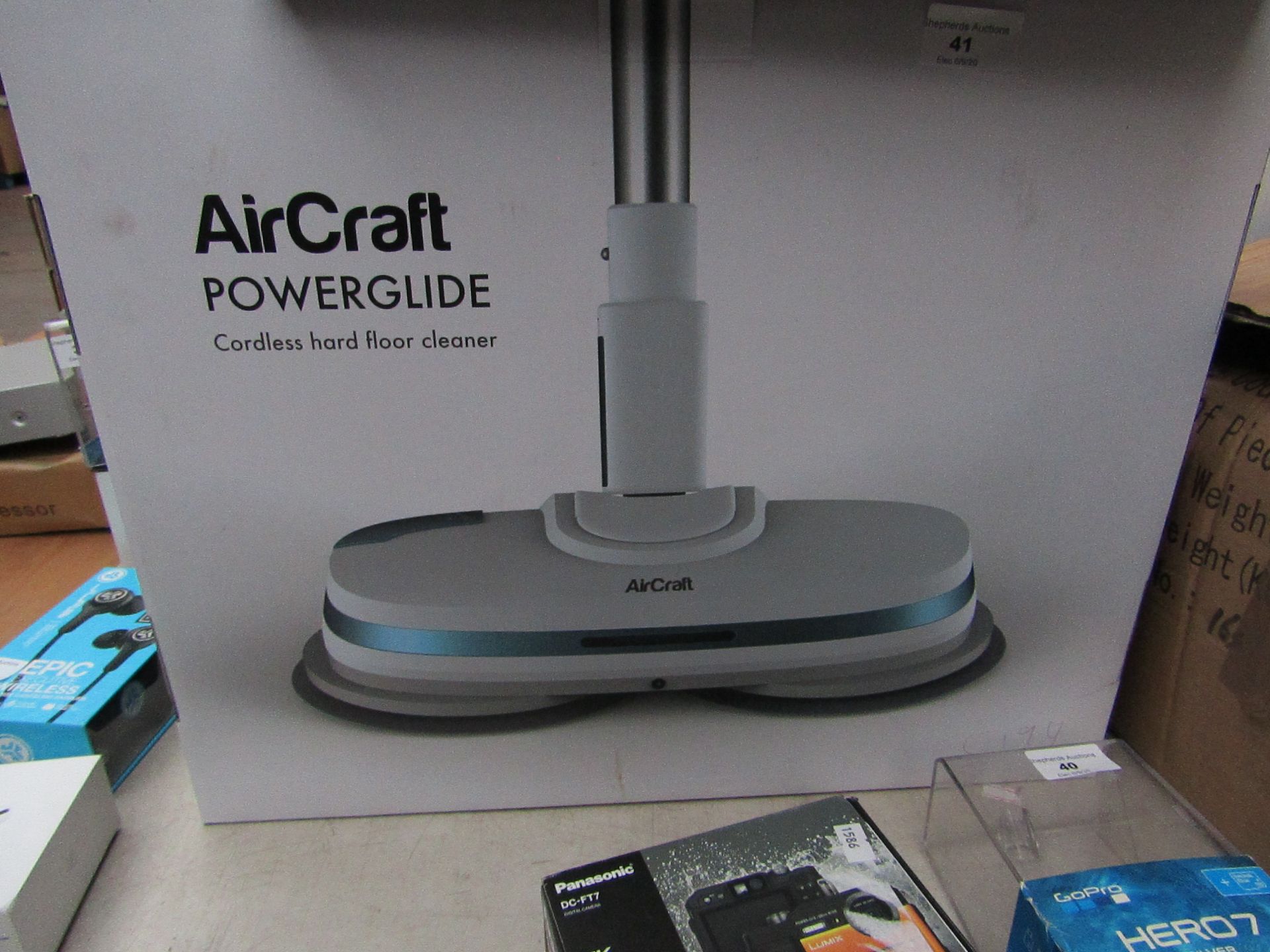 AirCraft Powerglide Cordless Hard Floor Cleaner, unchecked and boxed. RRP £199.99