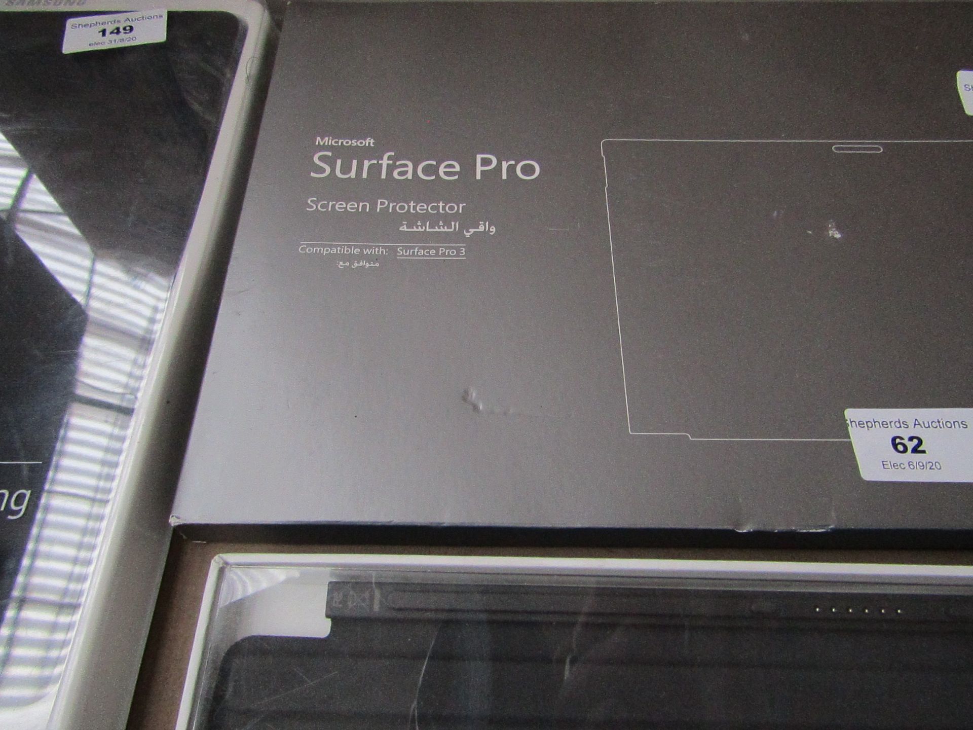 Microsoft Surface Pro screen protector, unchecked and boxed.