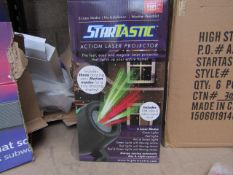 | 1X | STARTASTIC ACTION LASER PROJECTORS WITH 6 LASER MODES | NEW AND BOXED | SKU