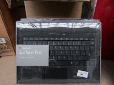 4x Microsoft type cover, all unchecked and boxed. Keyboard layout may vary