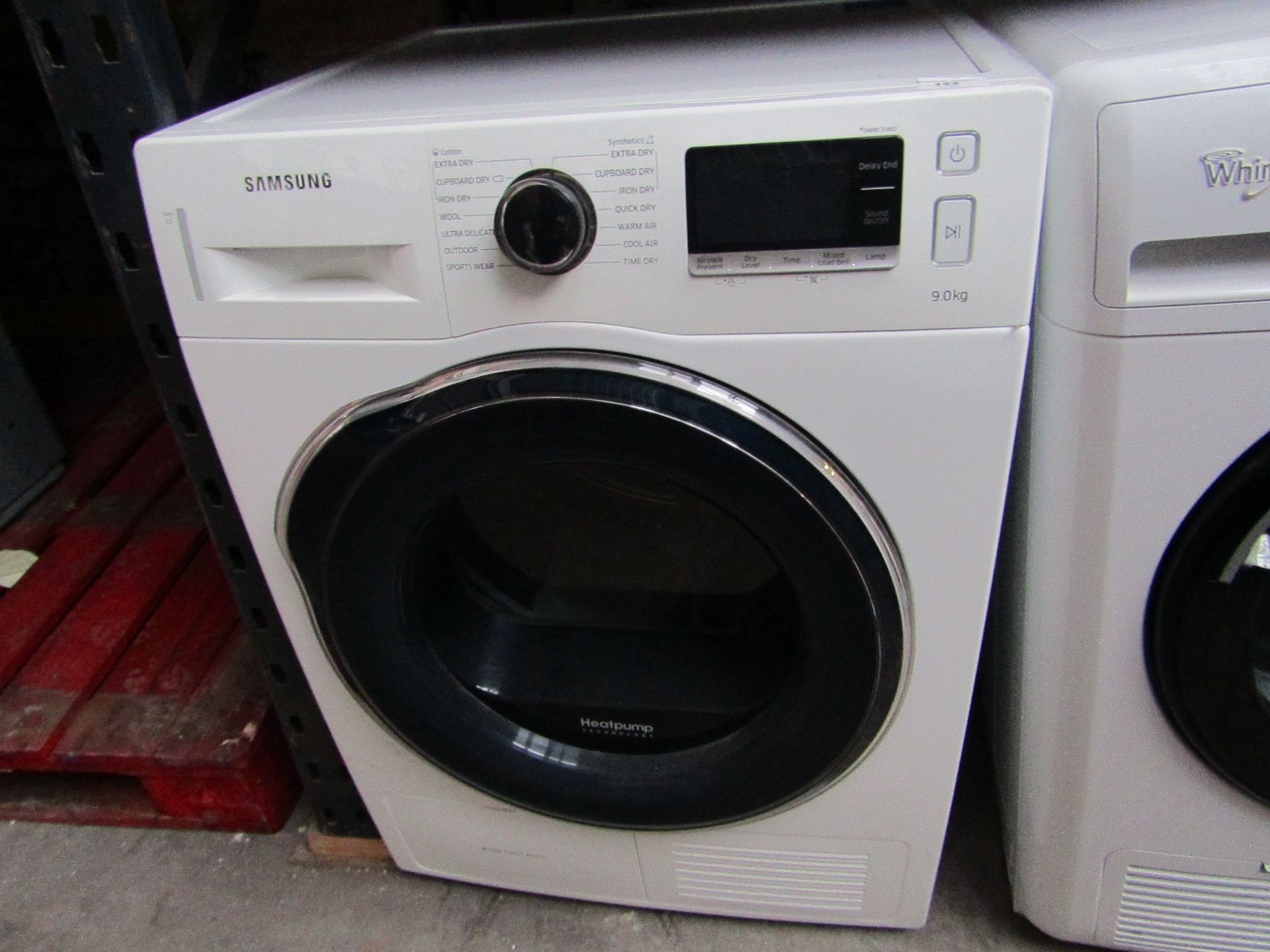 Samsung 9Kg condenser dryer, powers on but wont change function due to error code.