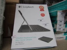 4x Logitech ultra thin keyboard folio for iPad Air, unchecked and boxed