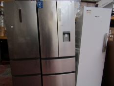 Haier double door fridge Freezer with water dispenser, tested working (except the water dispenser)