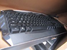 4x Spacekey Tech Bean USB gaming keyboard, unchecked and boxed