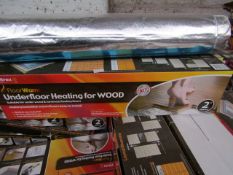 10X Vitrex Floor Warm 2m2 underfloor heating for wood, new and boxed.