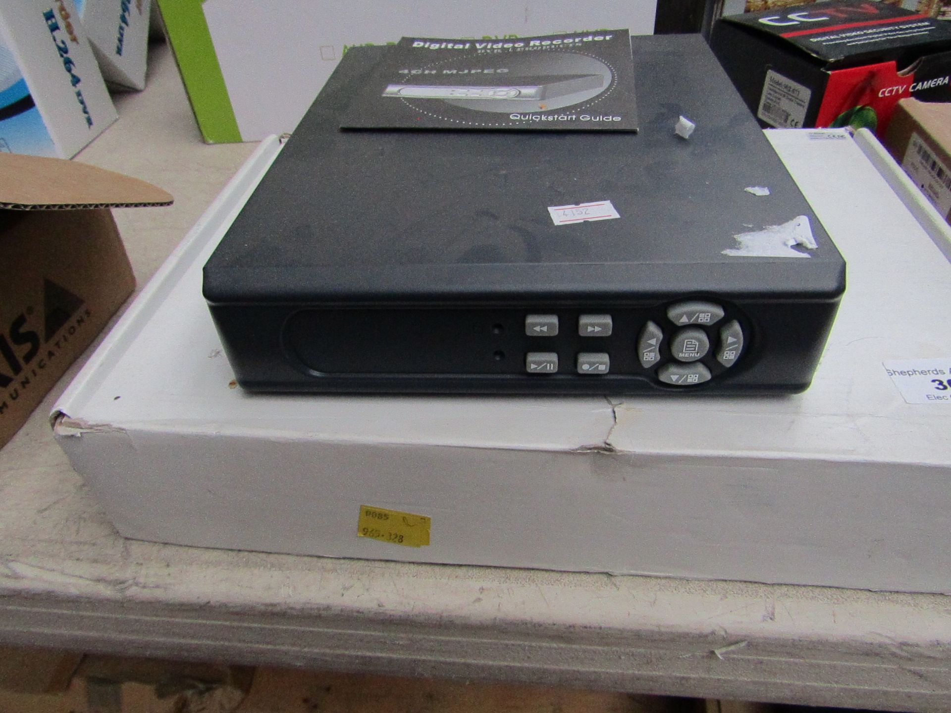 DVR - Digital Video Recorder 4 Channel MJPEG - Untested & Boxed. | Compatible with digital cameras