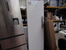 Miele Tall freezer, tested and working and clean inside but the plug is damaged and would need