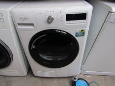 Whirlpool 6th Sense 9Kg condenser dryer, tested working.