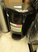 Urban Living - Black small Pedal Bin (5 Litres) - Look In Good Condition.