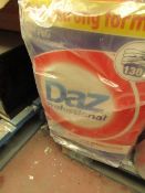 Daz 130 Washes Washing Powder. Box has split but has been rebagged