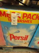 Persil Non Bio 130 Washes Washing Powder. Box has slight damage but has been repaired
