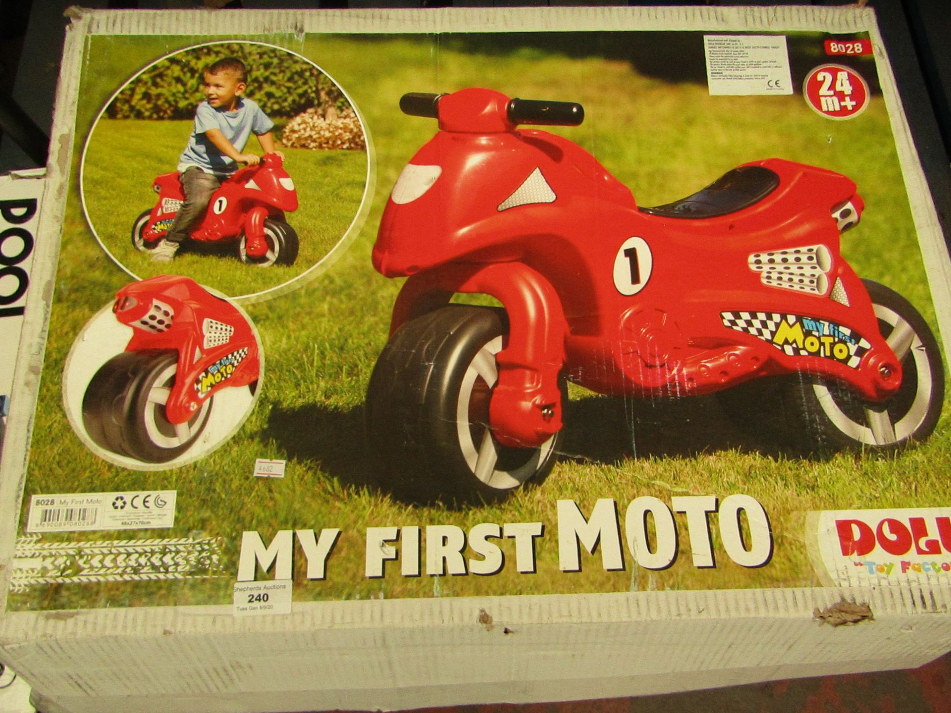 Dolu - My First Moto Ride On Toy (24 Months +) - Unchecked & Boxed.