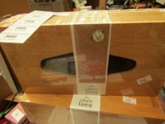 Urbn Living Wooden Tissue Box. New & Packaged