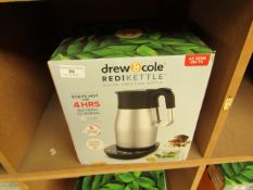 | 1X | DREW AND COLE REDIKETTLE 1.7L | TESTED WORKING BUT UNBOXED | NO ONLINE RE-SALE | SKU