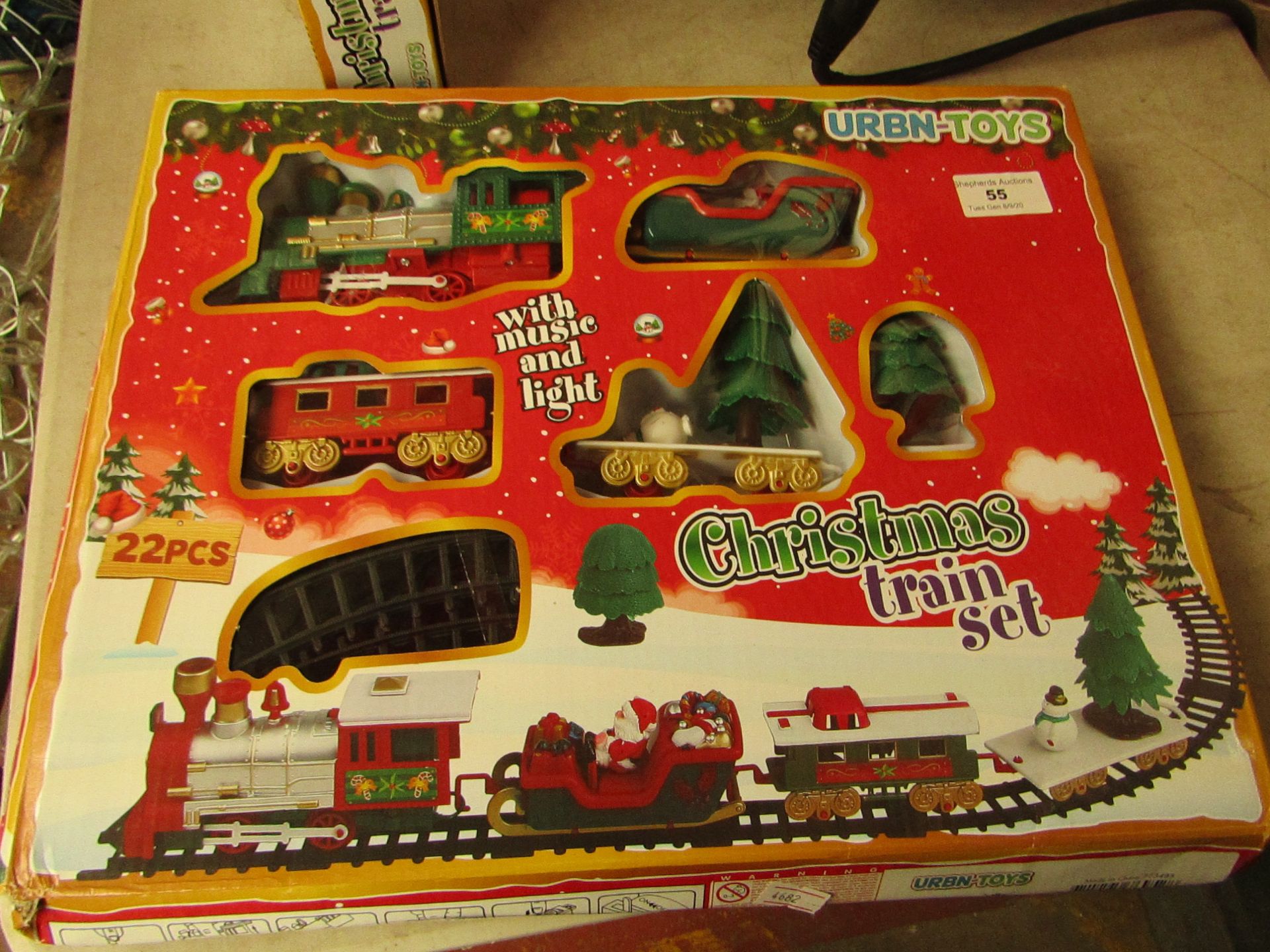 Urbn Toys Christmas Train Set. Looks Unused & Complete