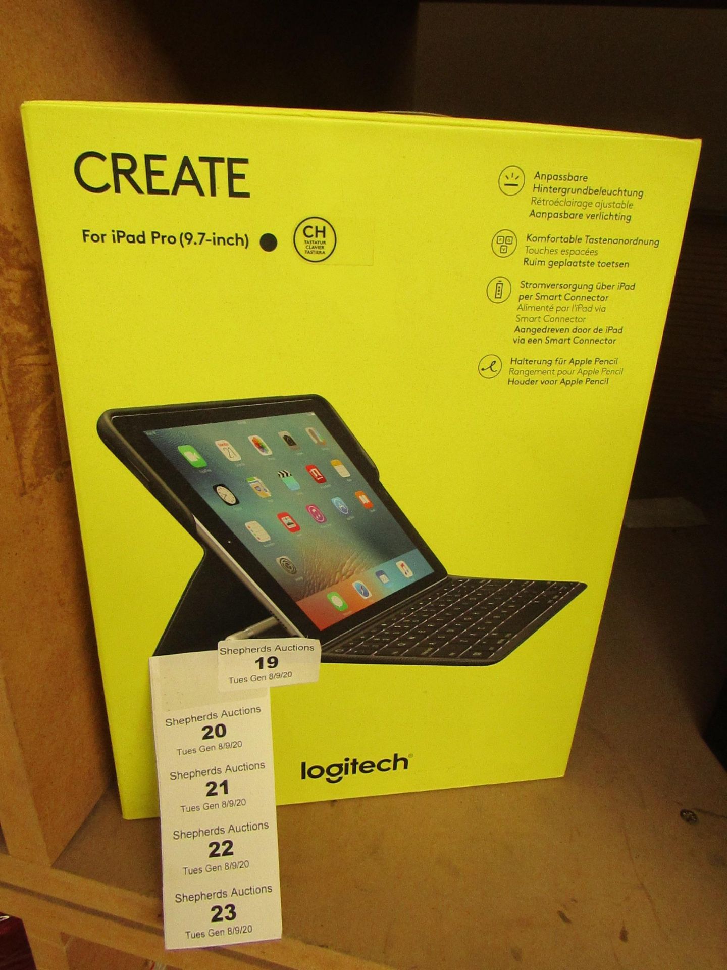 Logitech Create For Ipad Pro 9.7". New & Boxed. RRP £175