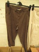 5 x Size 22 Chocolate Trousers. Unused & Packaged