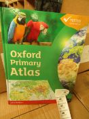 Box of 20 x Oxford Primary Atlas's. 2nd edition. RRP £12.99 Each. Unused & Boxed