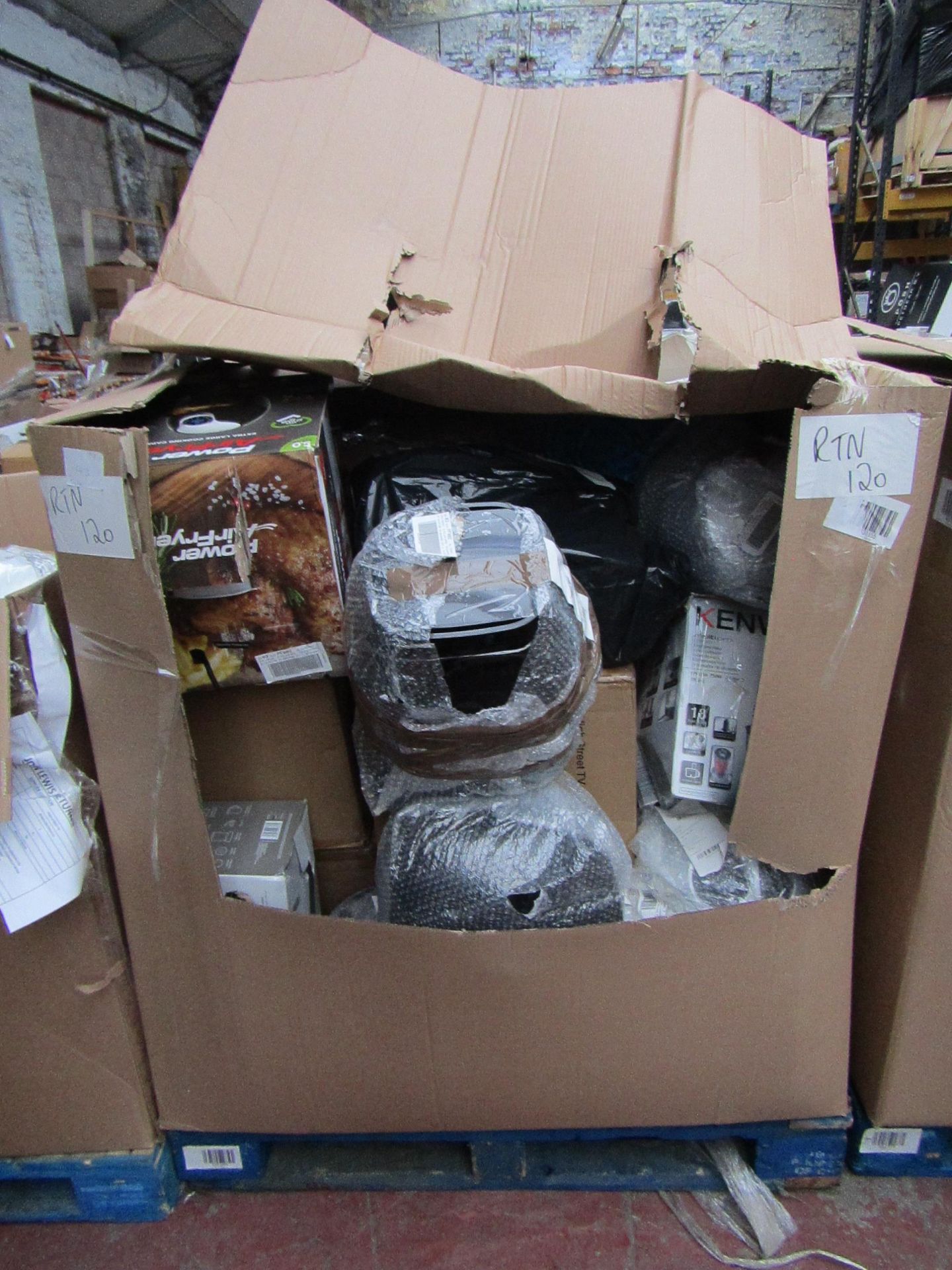 | 1X | PALLET OF APPROX 20X VARIOUS KITCHEN ELECTRICAL ITEMS | ALL ITEMS UNCHECKED | NO ONLINE