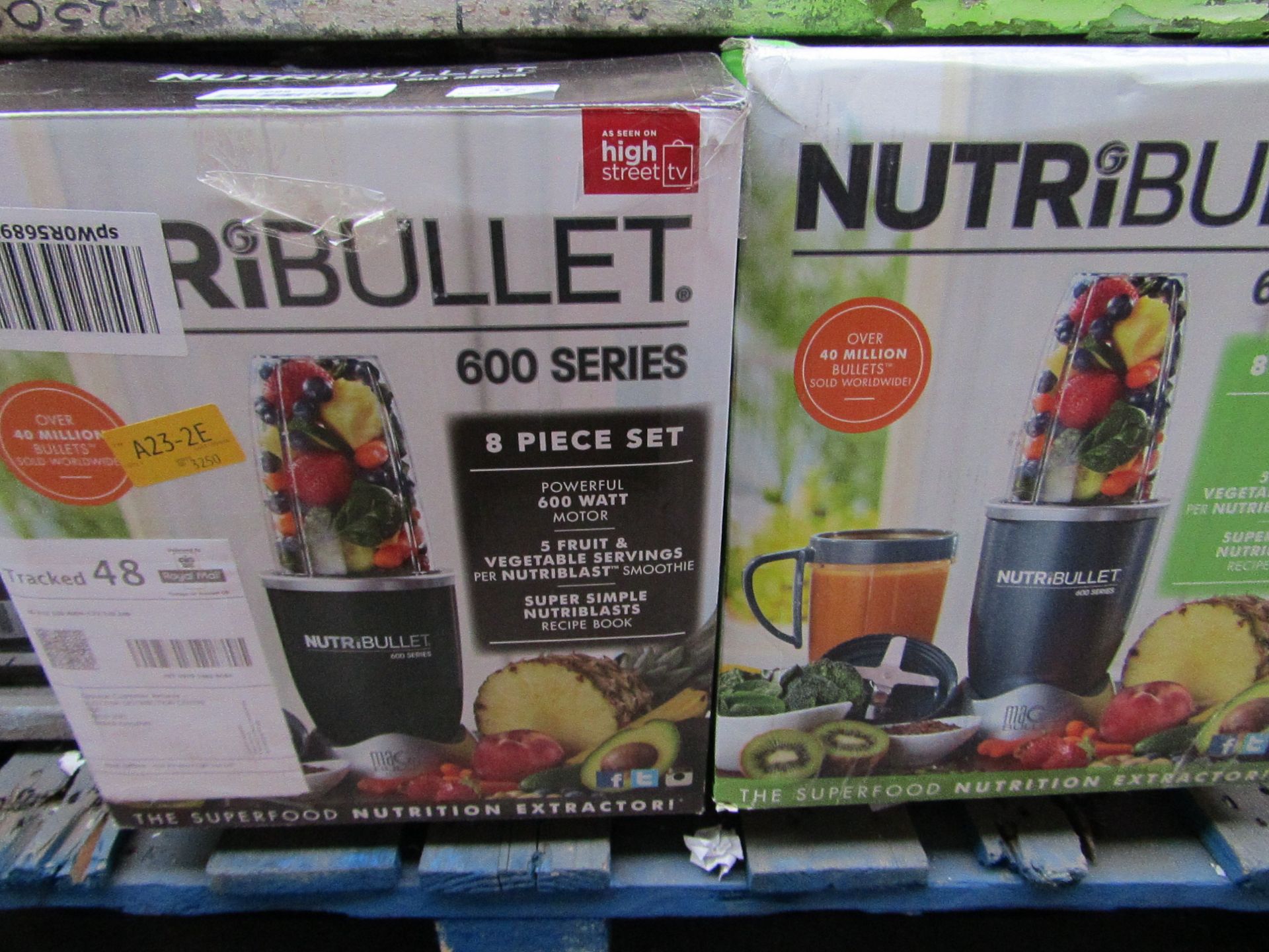 | 2X | NUTRI BULLET 600 SERIES | UNCHECKED AND BOXED | NO ONLINE RESALE | SKU C5060191467346 |